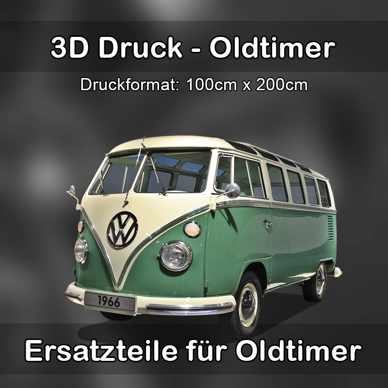 Großformat 3D Druck für Oldtimer Restauration in Lübeck 