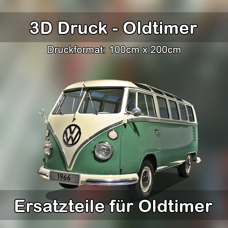 Großformat 3D Druck für Oldtimer Restauration in Magdeburg 