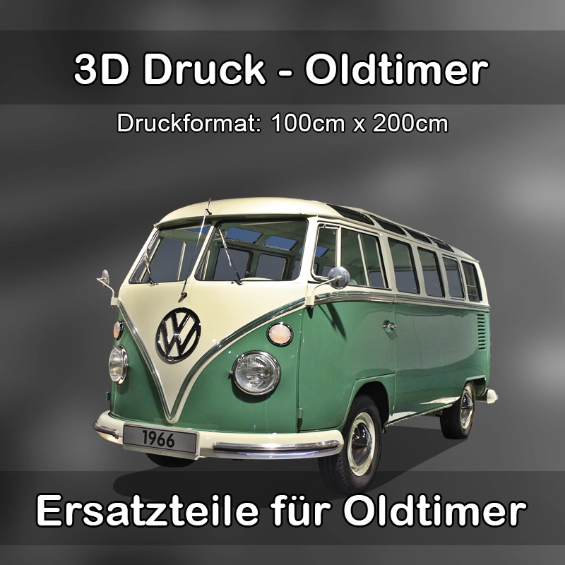 Großformat 3D Druck für Oldtimer Restauration in Mainz 