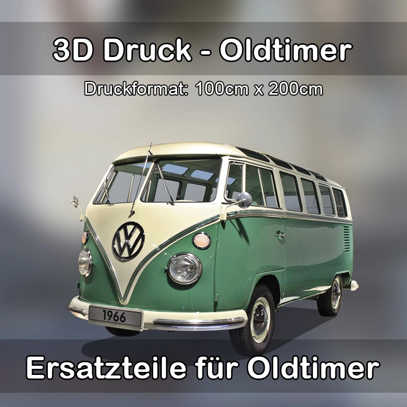 Großformat 3D Druck für Oldtimer Restauration in Marktredwitz 