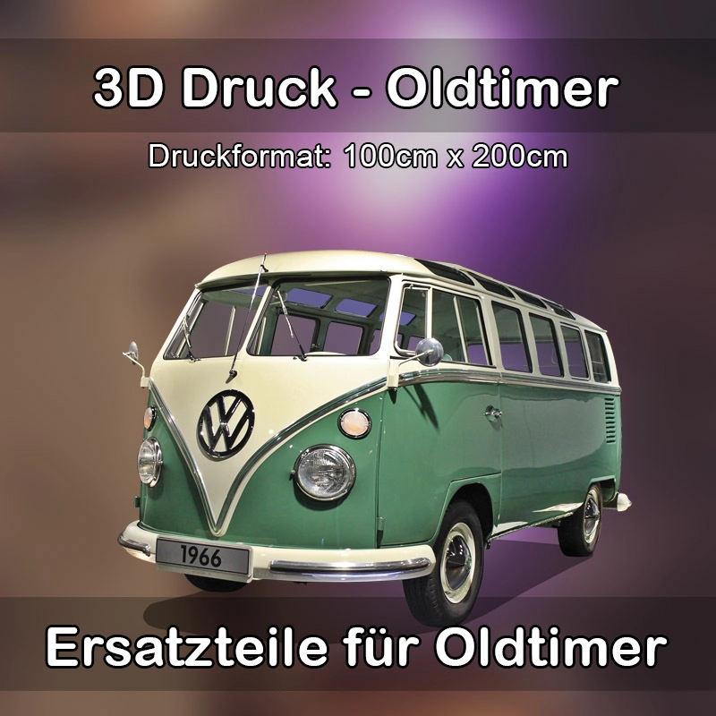 Großformat 3D Druck für Oldtimer Restauration in Meersburg 