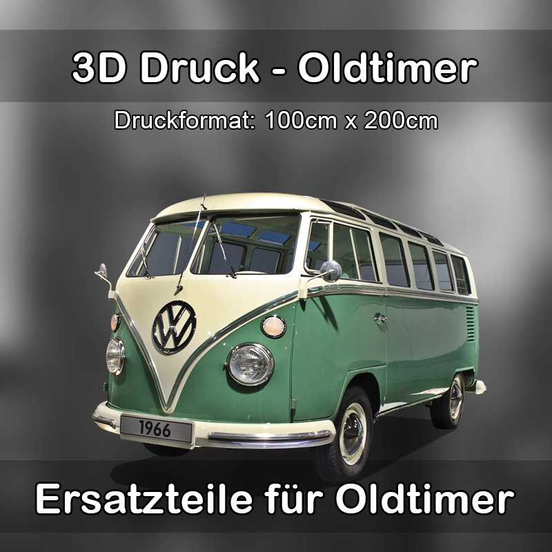Großformat 3D Druck für Oldtimer Restauration in Memmingen 
