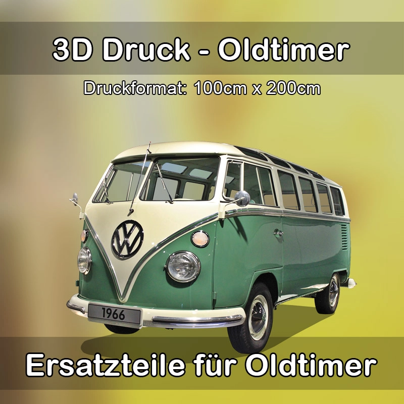 Großformat 3D Druck für Oldtimer Restauration in Memmingerberg 