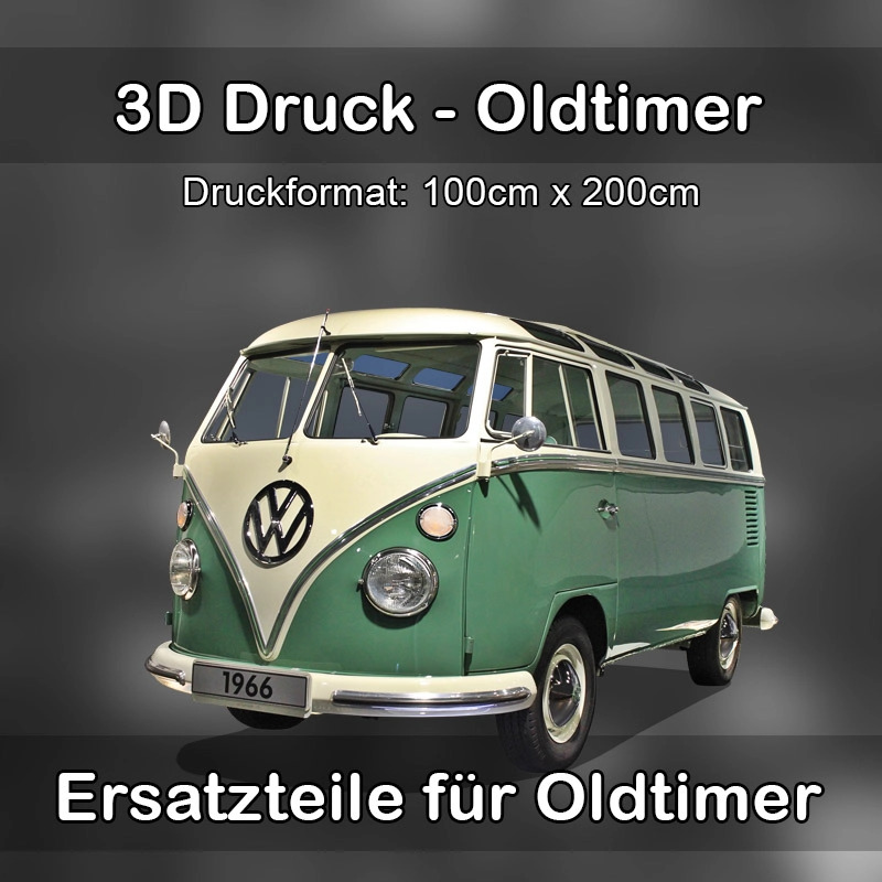 Großformat 3D Druck für Oldtimer Restauration in Mittenwald 