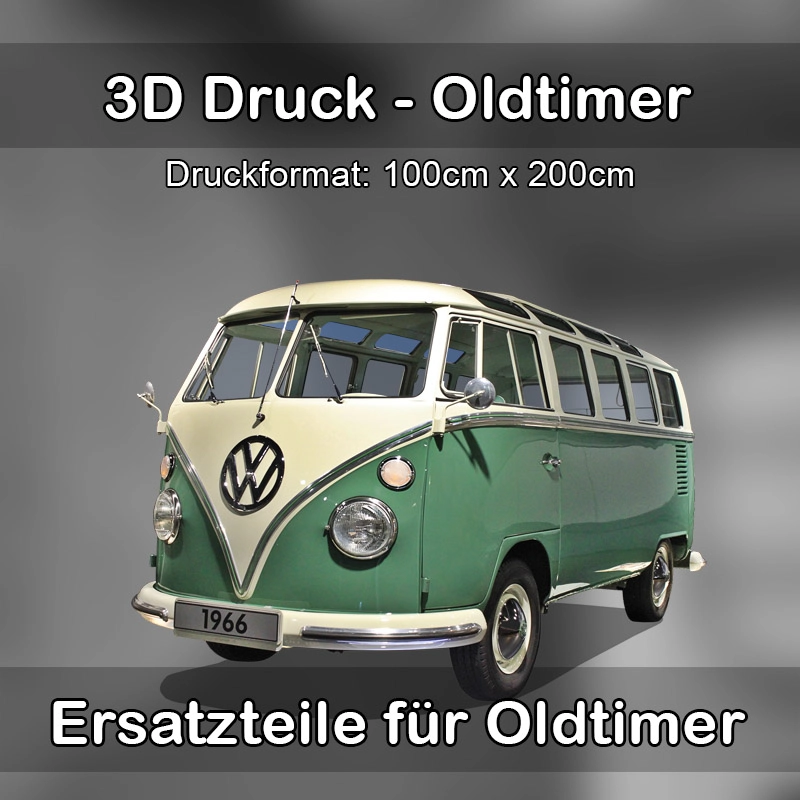 Großformat 3D Druck für Oldtimer Restauration in Mössingen 