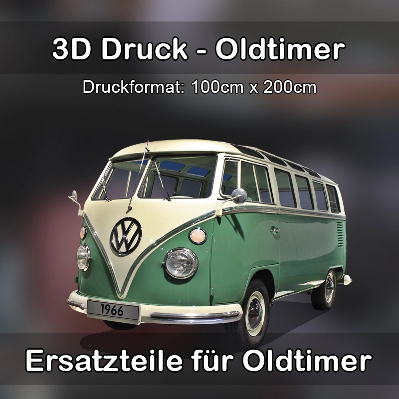 Großformat 3D Druck für Oldtimer Restauration in Moritzburg 