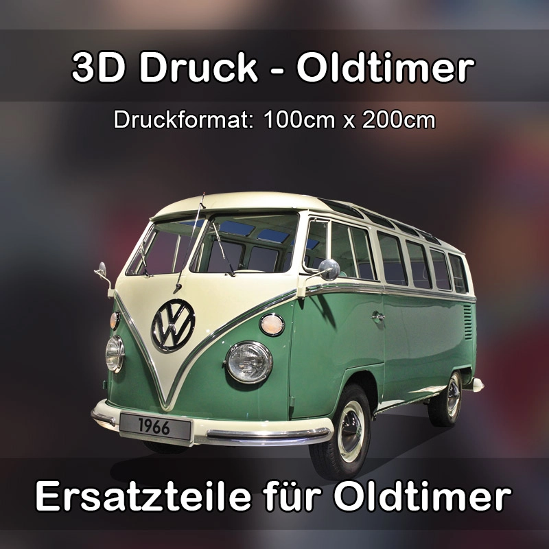 Großformat 3D Druck für Oldtimer Restauration in Münchberg 