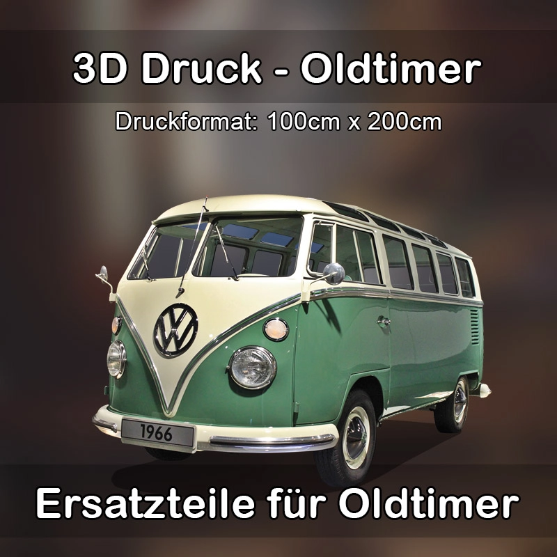 Großformat 3D Druck für Oldtimer Restauration in Muldenhammer 