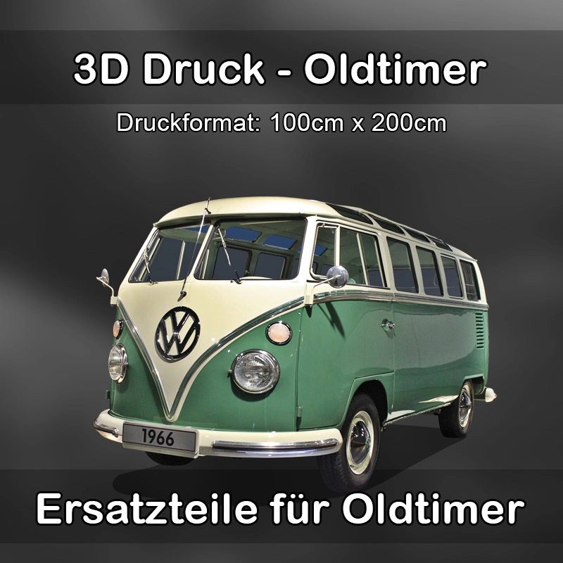 Großformat 3D Druck für Oldtimer Restauration in Neu-Ulm 