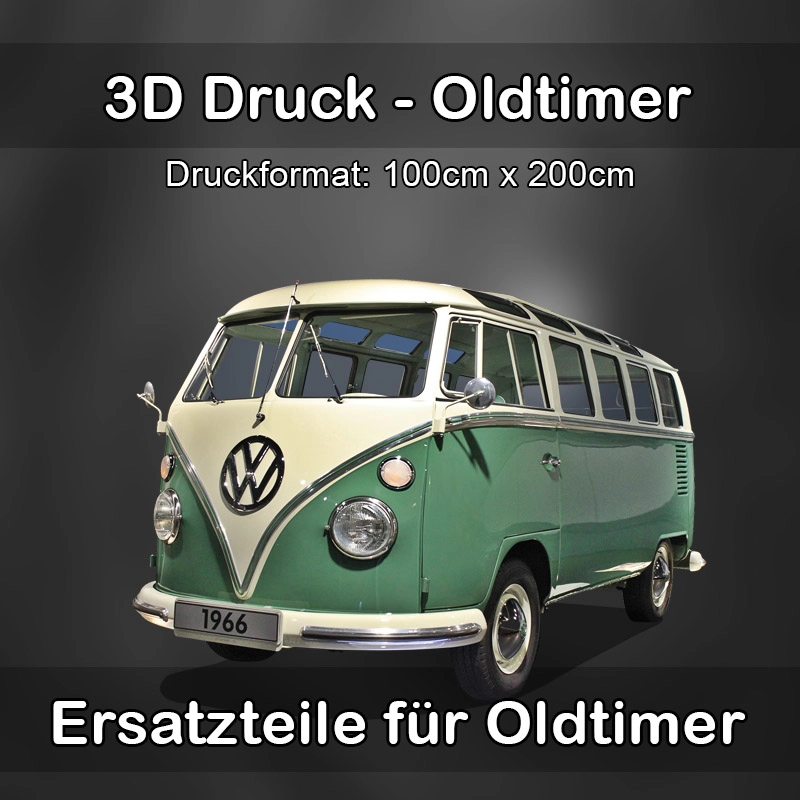 Großformat 3D Druck für Oldtimer Restauration in Niebüll 