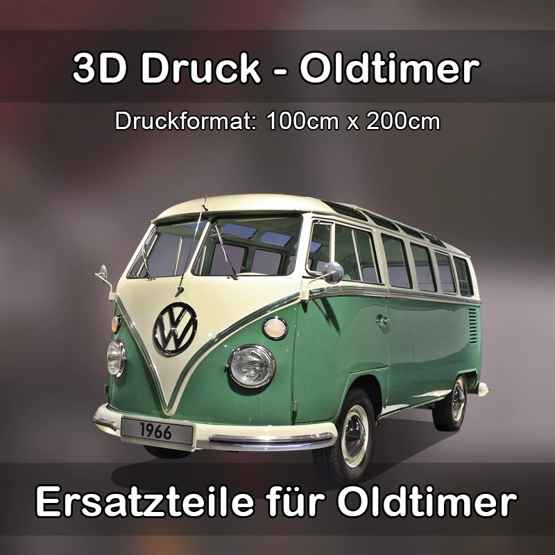 Großformat 3D Druck für Oldtimer Restauration in Oberammergau 