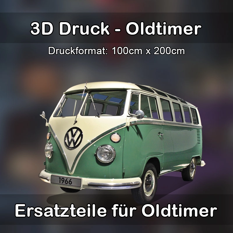 Großformat 3D Druck für Oldtimer Restauration in Ochsenfurt 