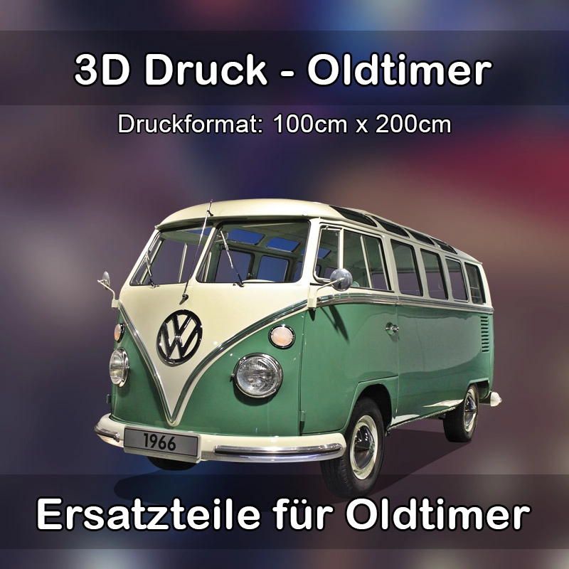 Großformat 3D Druck für Oldtimer Restauration in Ostrach 