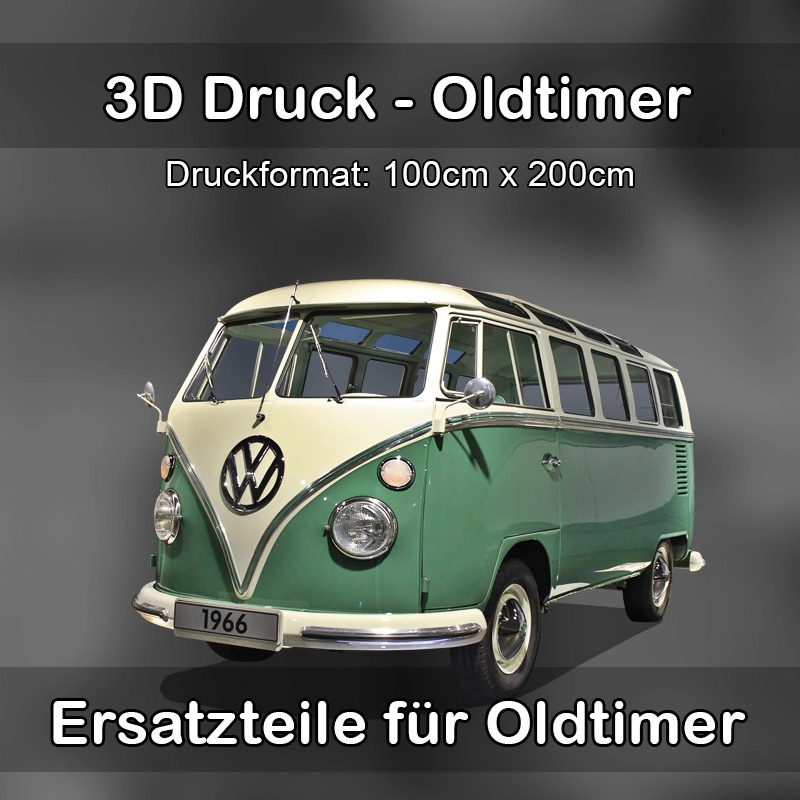 Großformat 3D Druck für Oldtimer Restauration in Passau 