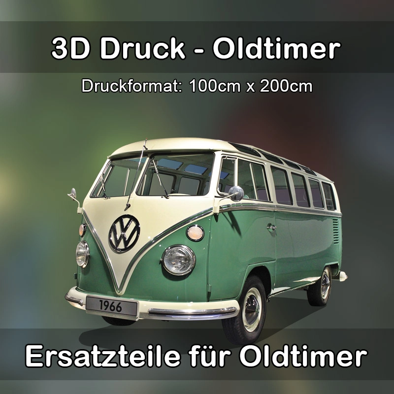Großformat 3D Druck für Oldtimer Restauration in Pegnitz 