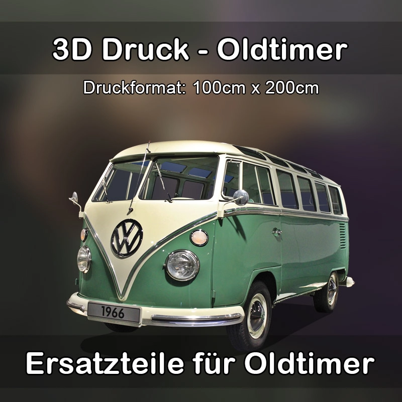 Großformat 3D Druck für Oldtimer Restauration in Pforzheim 