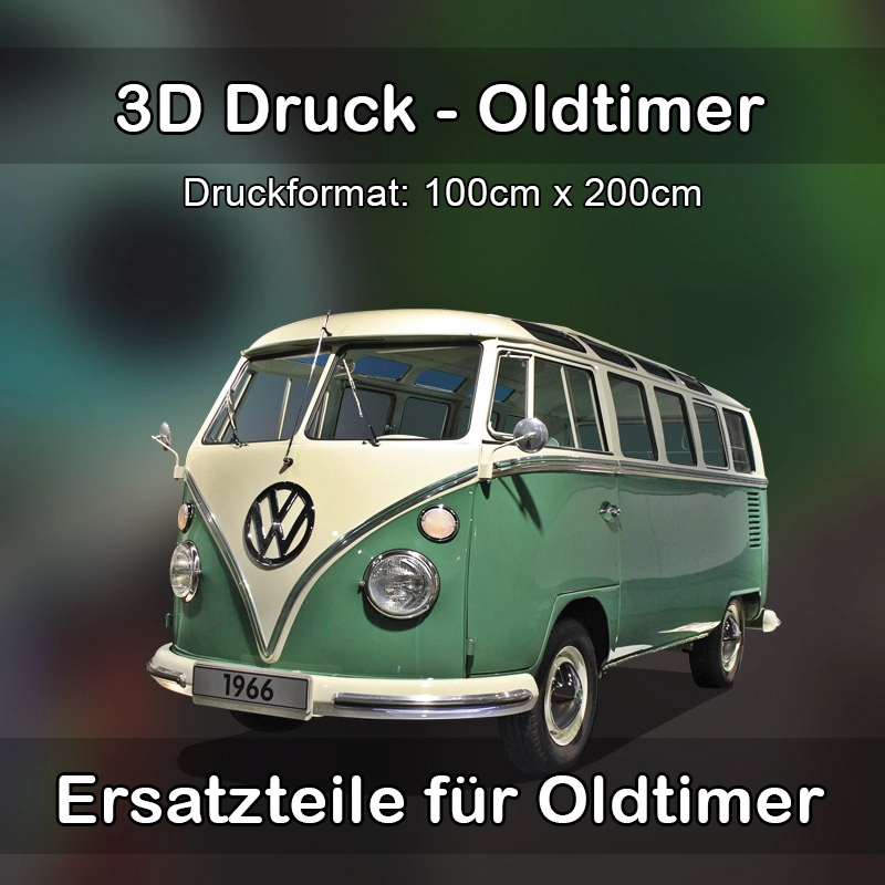 Großformat 3D Druck für Oldtimer Restauration in Pirna 