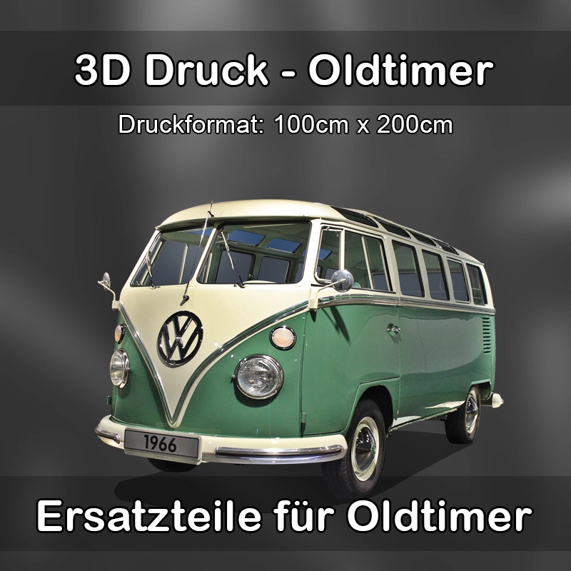 Großformat 3D Druck für Oldtimer Restauration in Ravensburg 