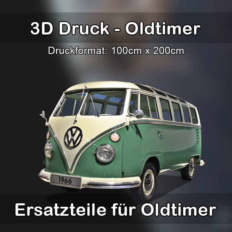 Großformat 3D Druck für Oldtimer Restauration in Regensburg 