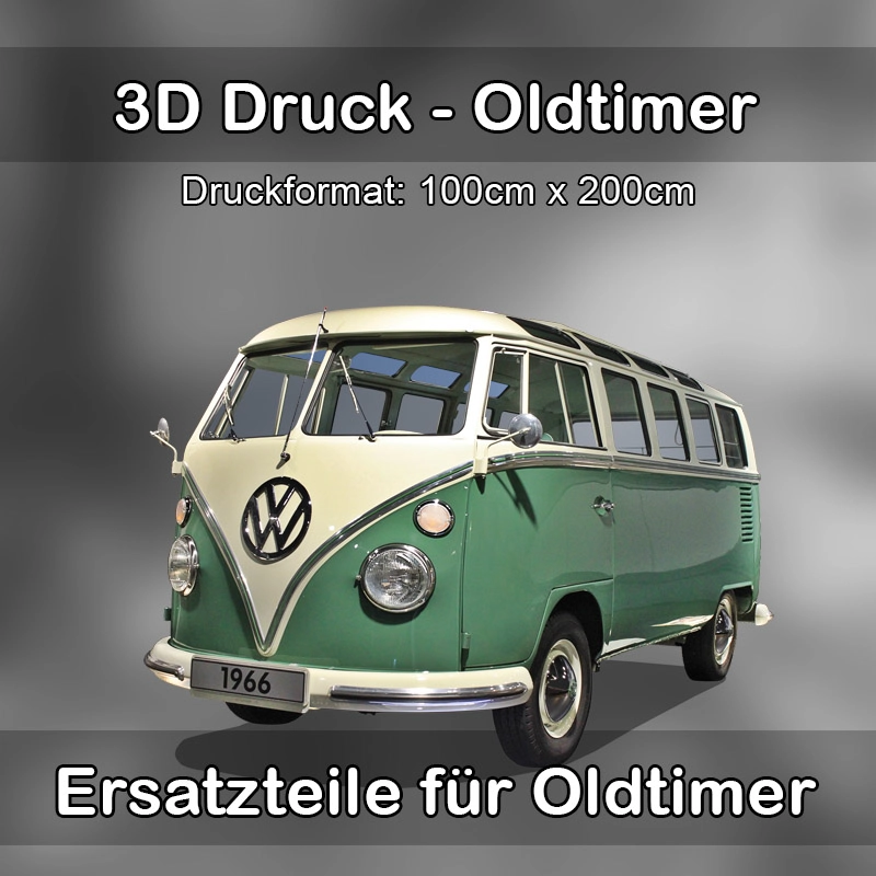 Großformat 3D Druck für Oldtimer Restauration in Reutlingen 