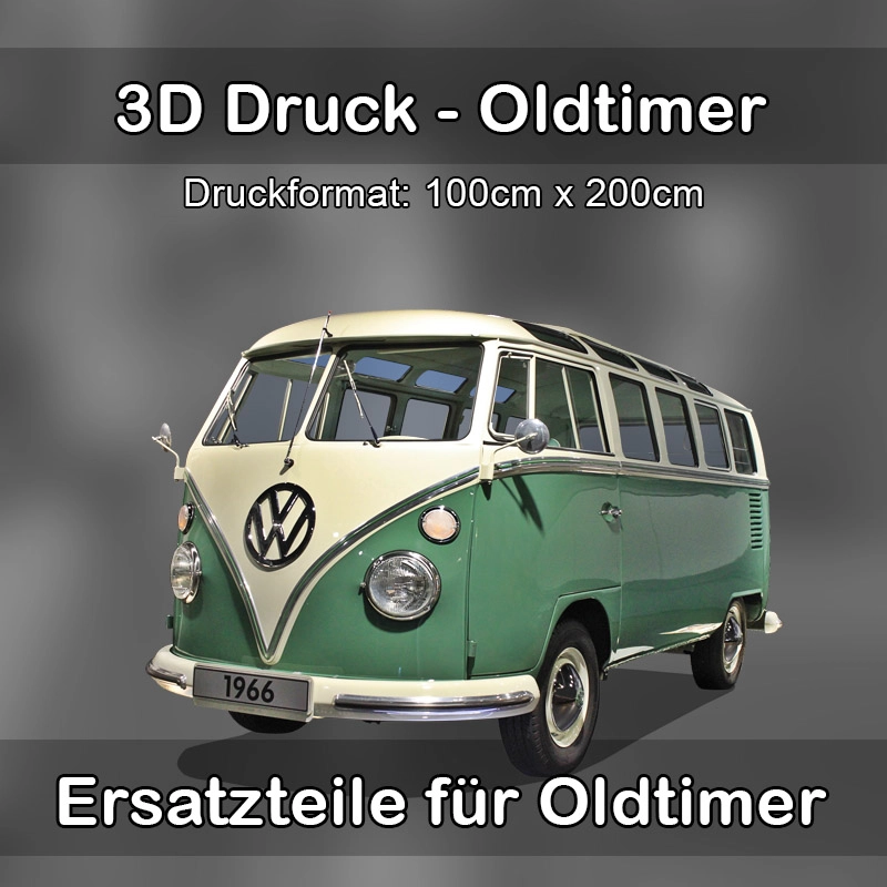 Großformat 3D Druck für Oldtimer Restauration in Rodgau 