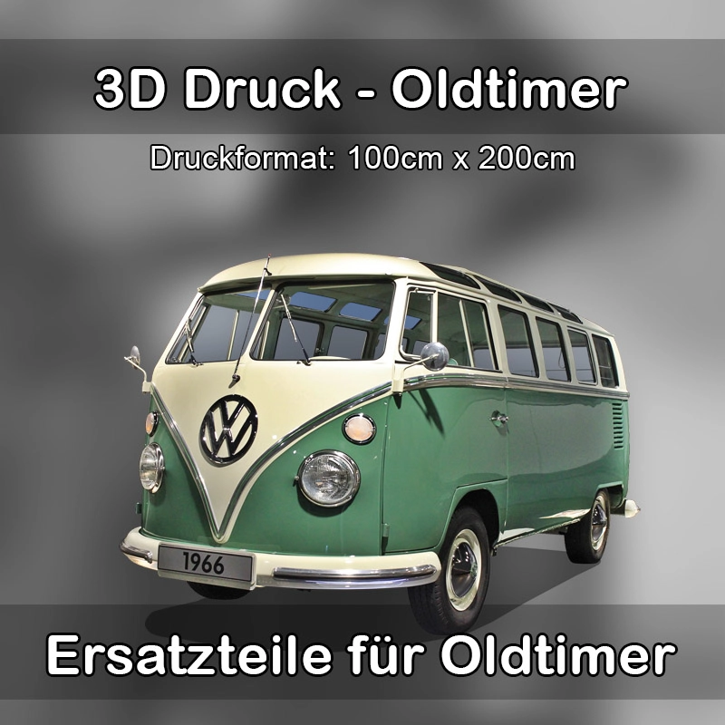 Großformat 3D Druck für Oldtimer Restauration in Rohr in Niederbayern 