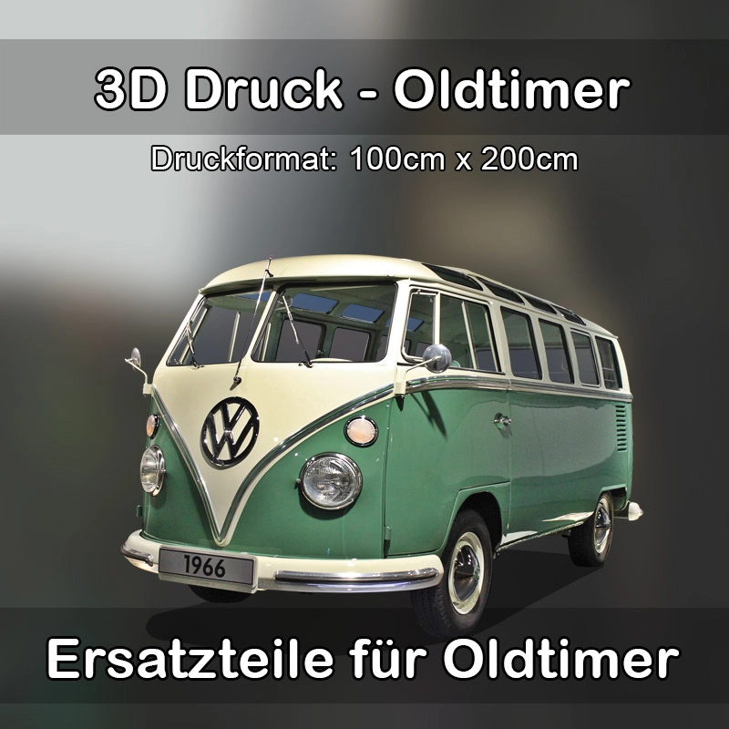 Großformat 3D Druck für Oldtimer Restauration in Rostock 