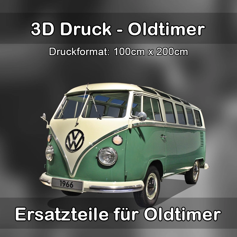 Großformat 3D Druck für Oldtimer Restauration in Rothenburg ob der Tauber 
