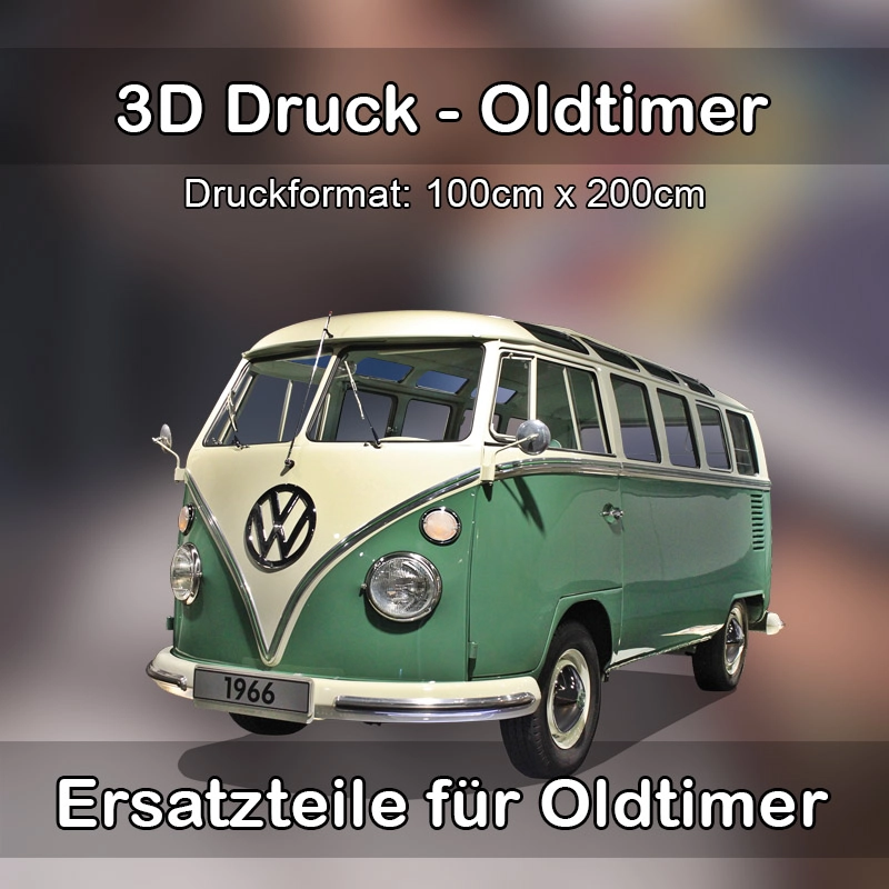 Großformat 3D Druck für Oldtimer Restauration in Sachsen bei Ansbach 