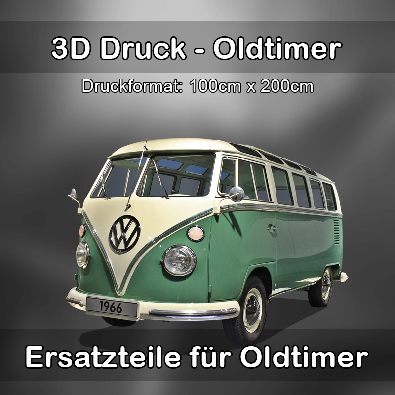 Großformat 3D Druck für Oldtimer Restauration in Schnaitsee 