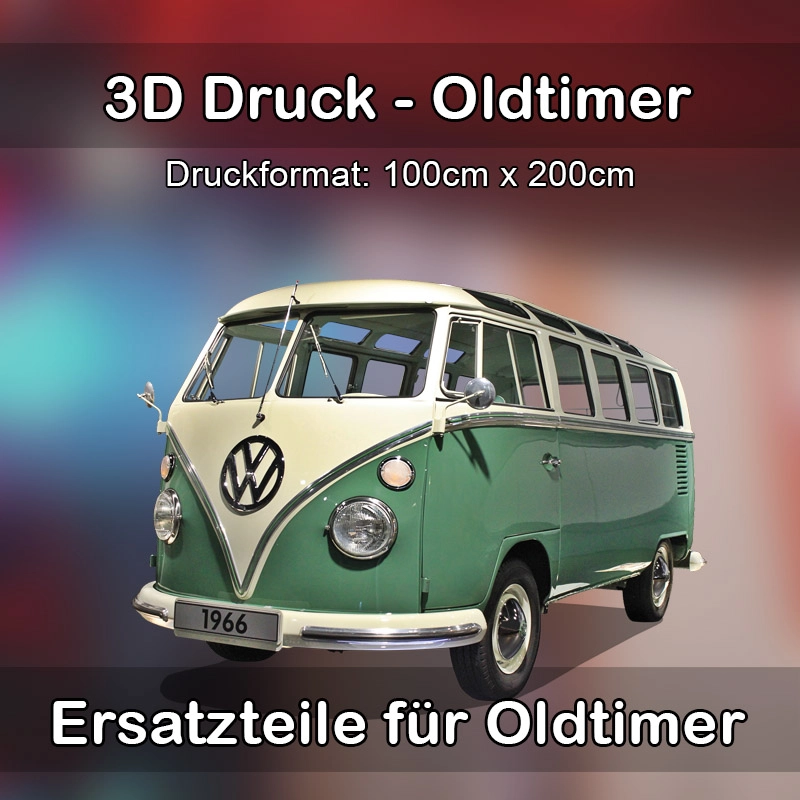 Großformat 3D Druck für Oldtimer Restauration in Schöntal 