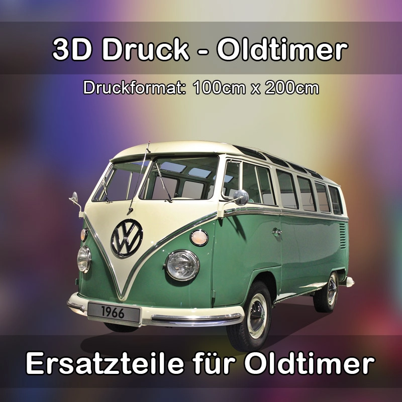 Großformat 3D Druck für Oldtimer Restauration in Schrozberg 