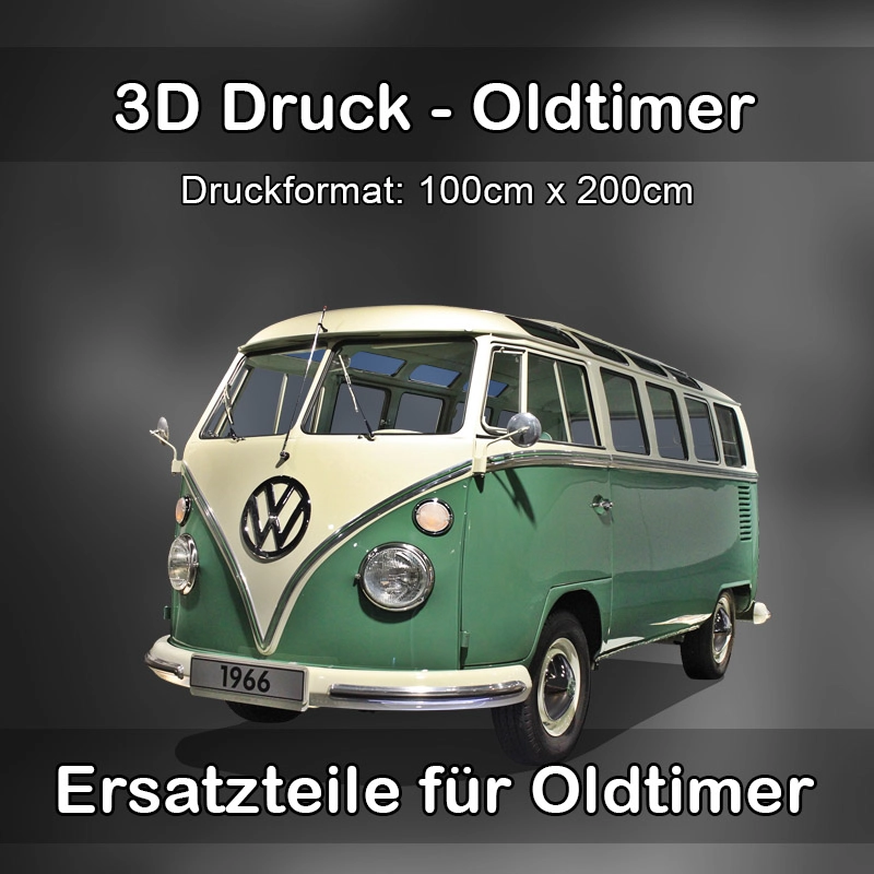 Großformat 3D Druck für Oldtimer Restauration in Seefeld (Oberbayern) 