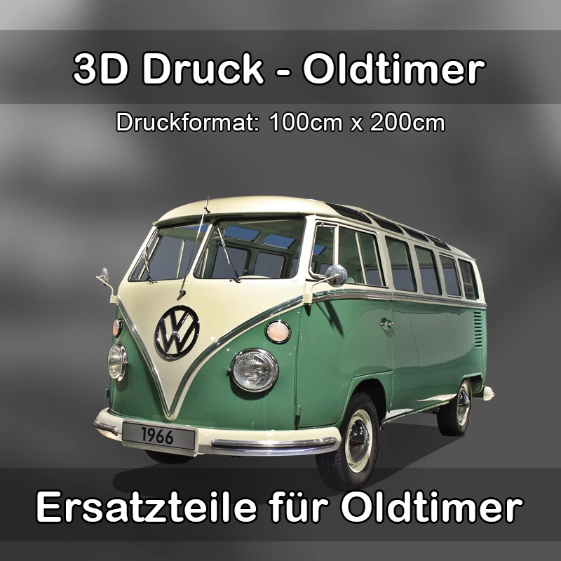 Großformat 3D Druck für Oldtimer Restauration in Siegsdorf 