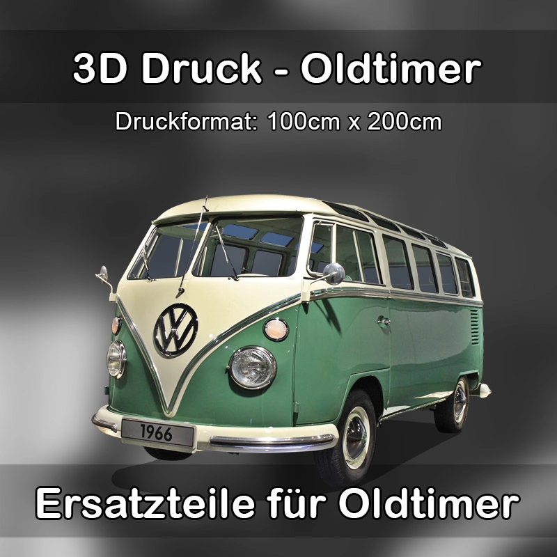Großformat 3D Druck für Oldtimer Restauration in Sondershausen 