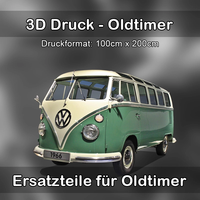 Großformat 3D Druck für Oldtimer Restauration in Sonthofen 