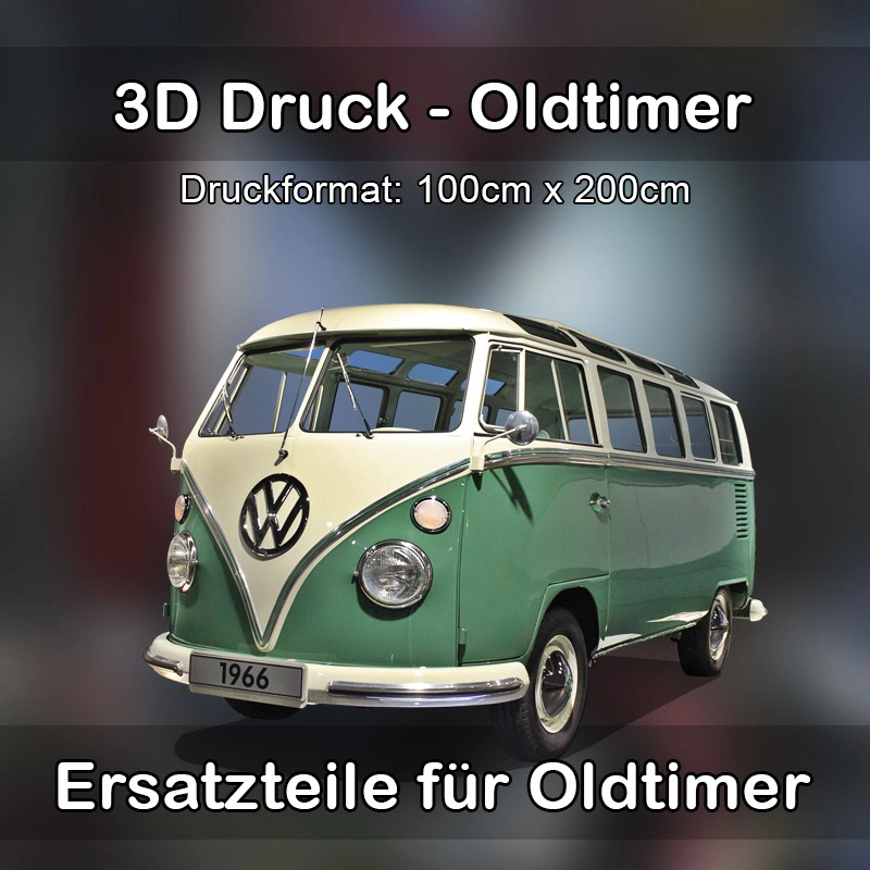 Großformat 3D Druck für Oldtimer Restauration in Stralsund 