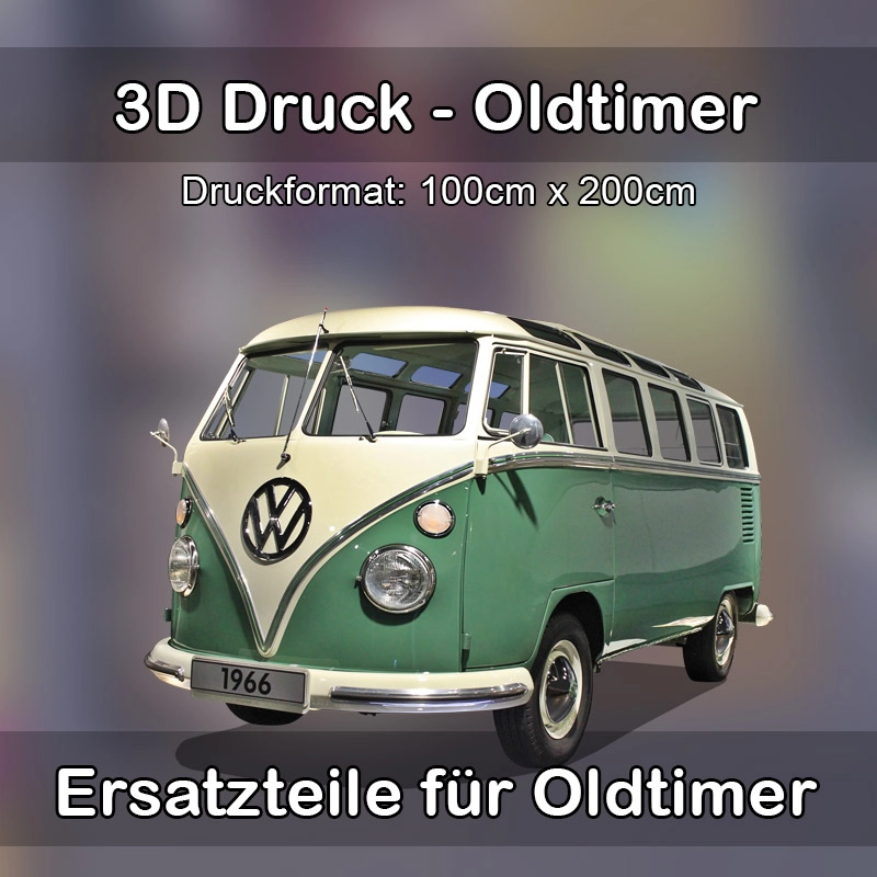 Großformat 3D Druck für Oldtimer Restauration in Töging am Inn 