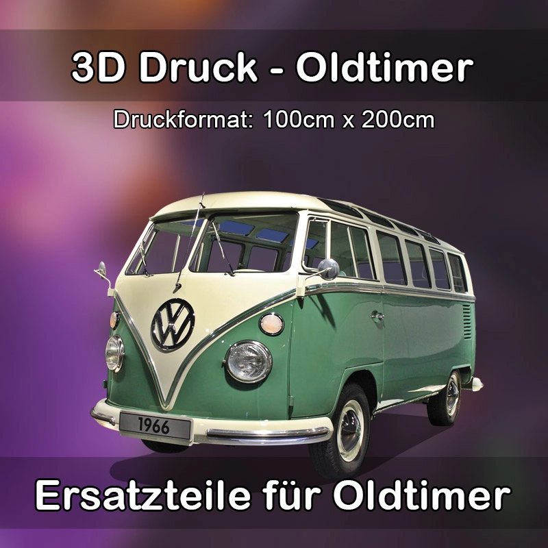 Großformat 3D Druck für Oldtimer Restauration in Treuchtlingen 