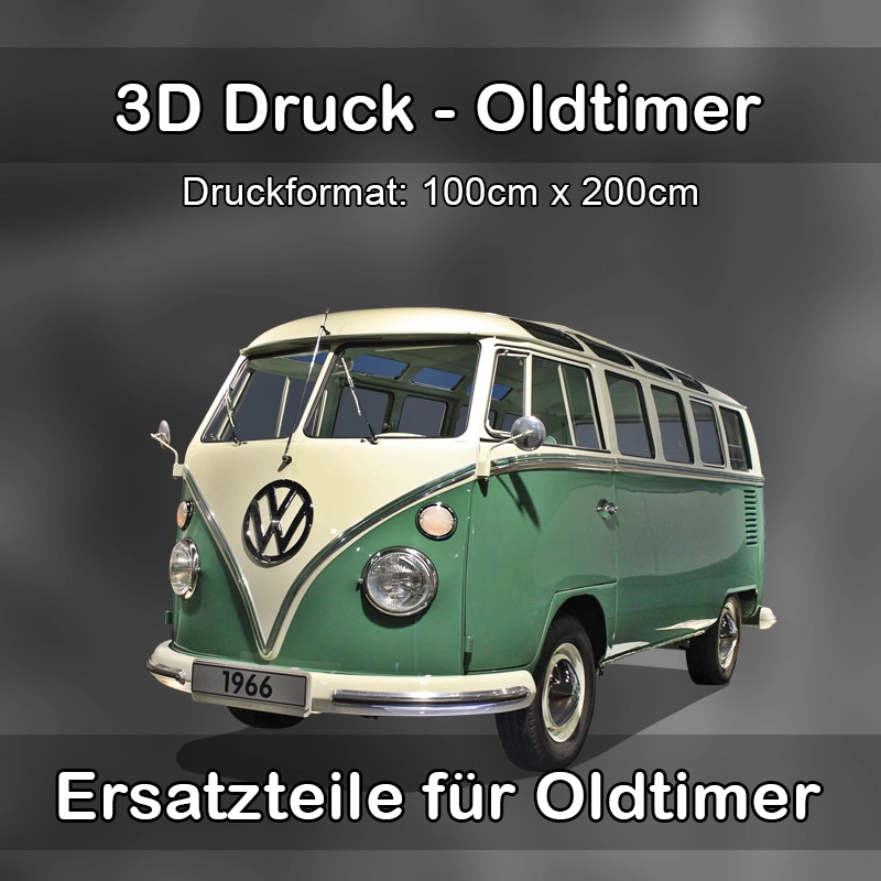 Großformat 3D Druck für Oldtimer Restauration in Trier 