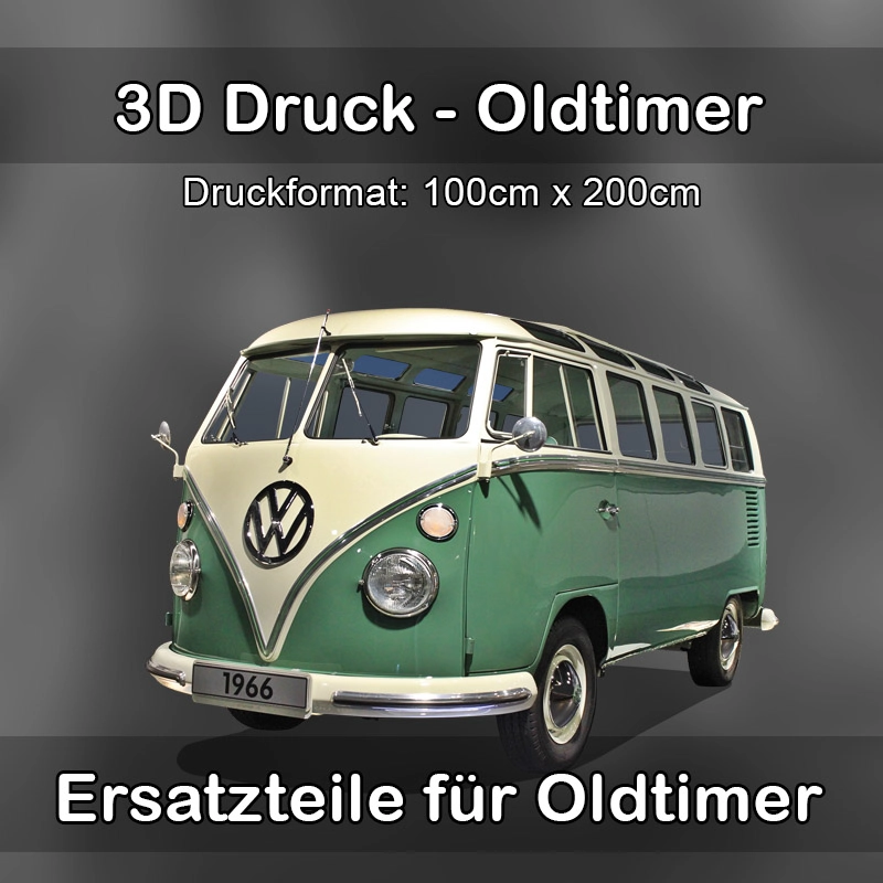 Großformat 3D Druck für Oldtimer Restauration in Tübingen 