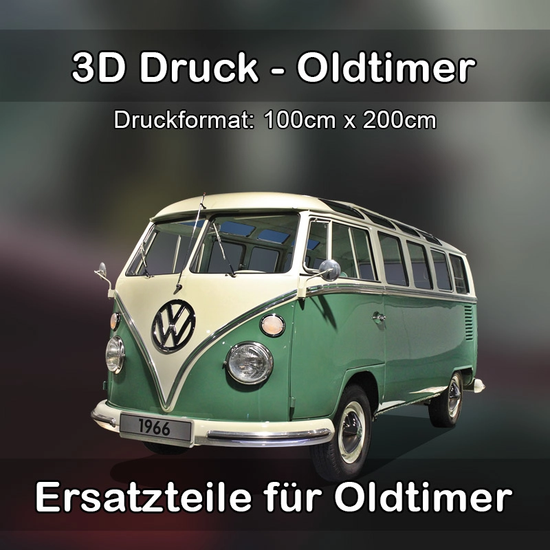 Großformat 3D Druck für Oldtimer Restauration in Ulmen 