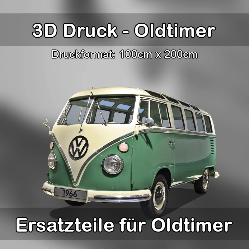 Großformat 3D Druck für Oldtimer Restauration in Upgant-Schott 