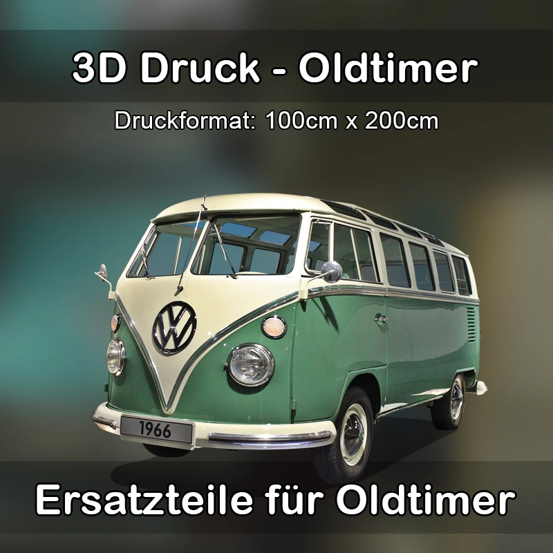 Großformat 3D Druck für Oldtimer Restauration in Waldbronn 