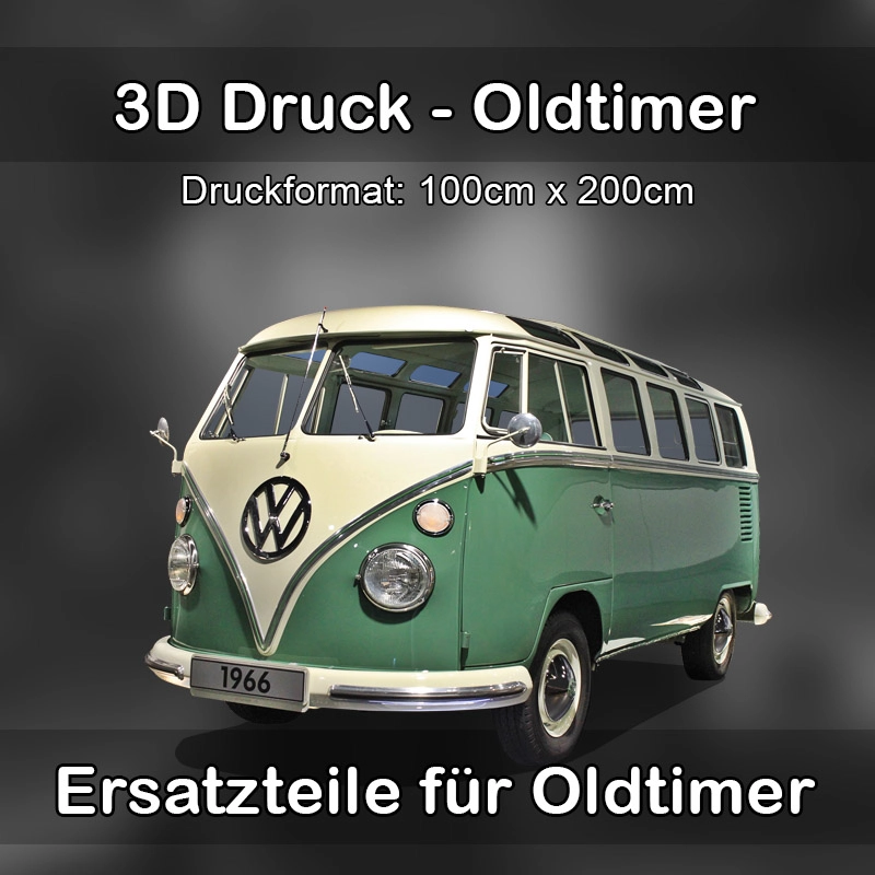 Großformat 3D Druck für Oldtimer Restauration in Waldenburg 
