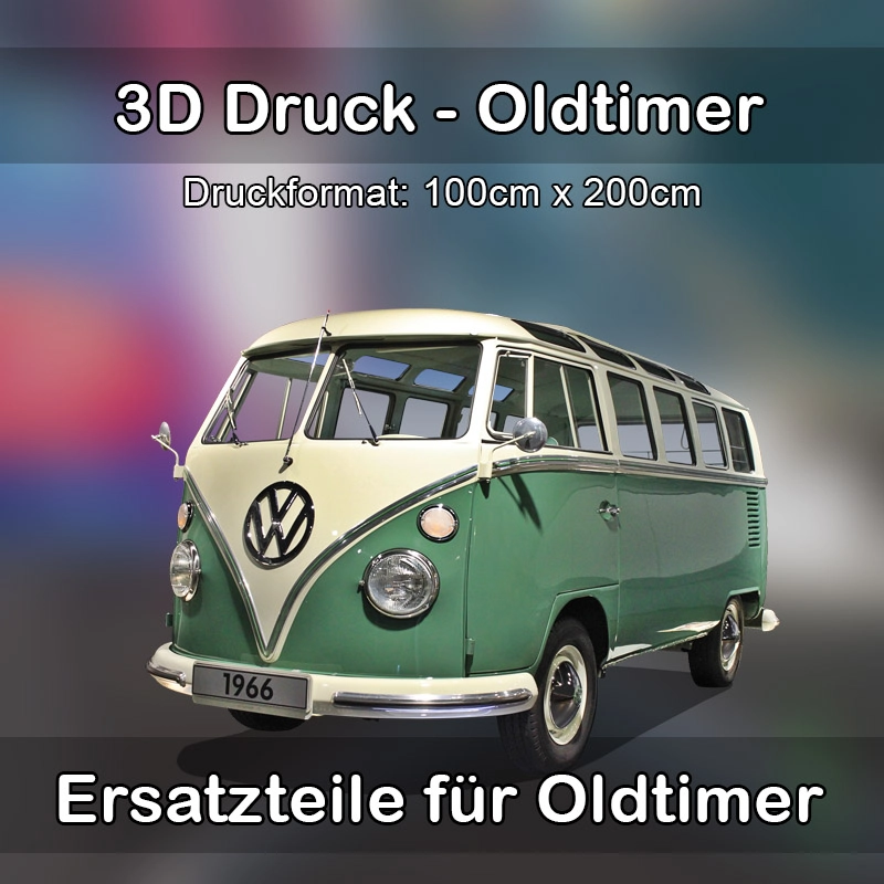 Großformat 3D Druck für Oldtimer Restauration in Waldmünchen 
