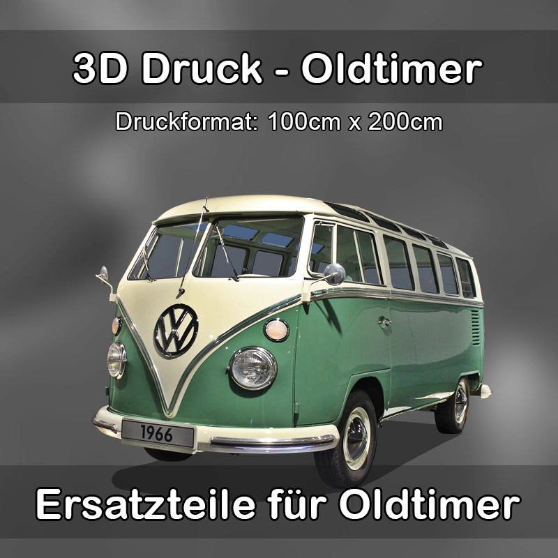 Großformat 3D Druck für Oldtimer Restauration in Wallerstein 