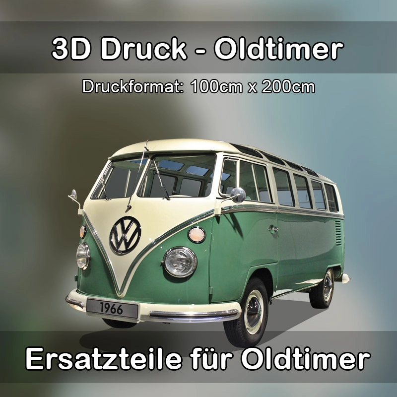 Großformat 3D Druck für Oldtimer Restauration in Weidenberg 