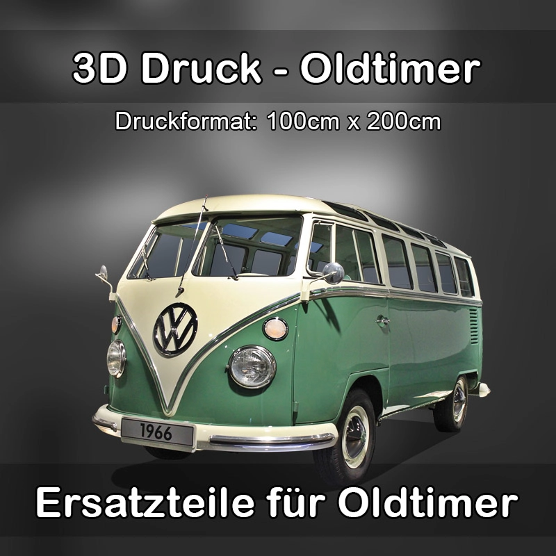 Großformat 3D Druck für Oldtimer Restauration in Weißensee 