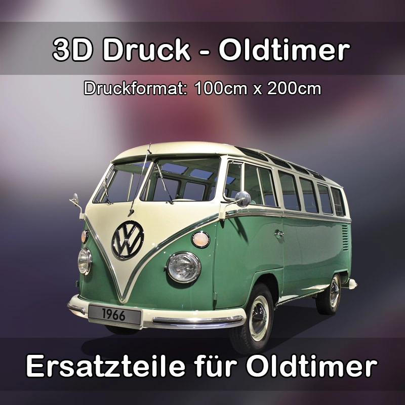 Großformat 3D Druck für Oldtimer Restauration in Weißenstadt 
